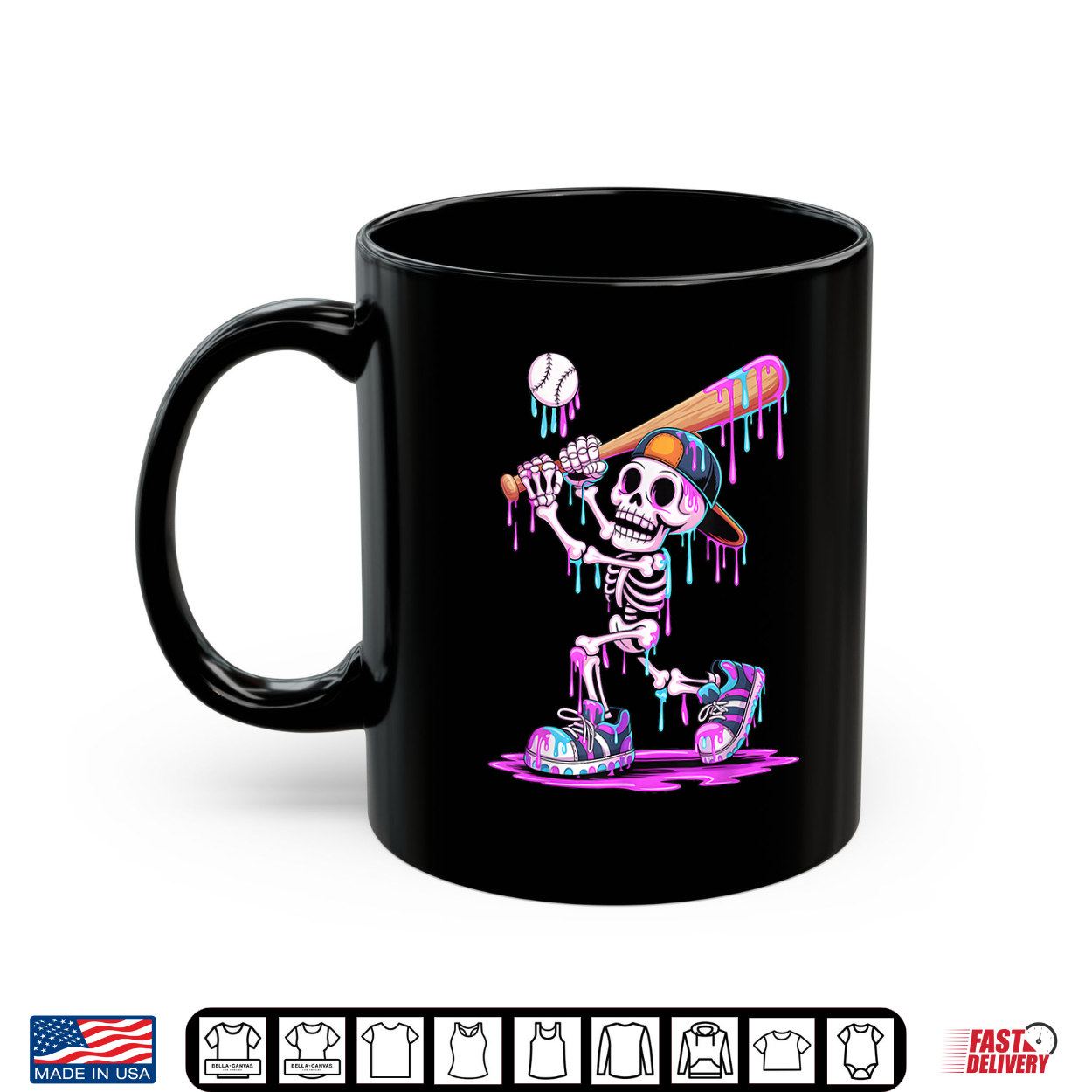 Funny Skeleton Baseball Drip Halloween Shirt Funny Skeleton Baseball Drip Halloween Shirt