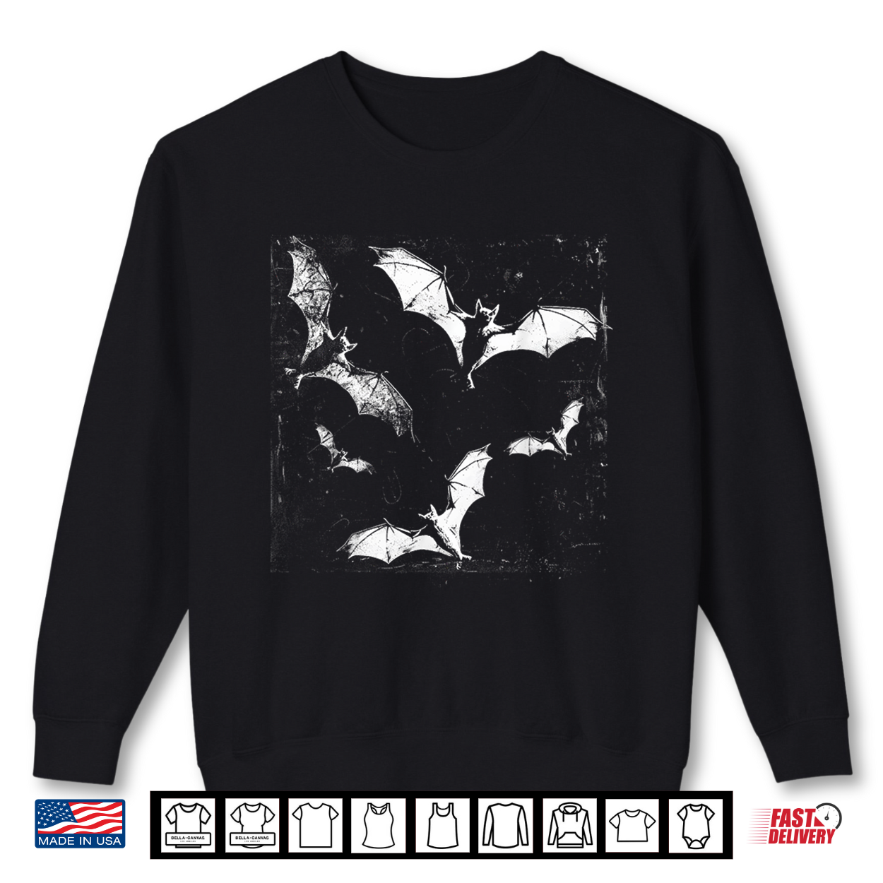 Bats Vampire Horror Spooky Art Halloween Goth Alt Aesthetic Shirt Bats Vampire Horror Spooky Art Halloween Goth Alt Aesthetic Shirt