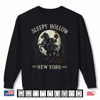 Gothic Sleepy Hollow Spooky Pumpkin Bookish Halloween Shirt 2 Sweatshirt Gothic Sleepy Hollow Spooky Pumpkin Bookish Halloween Shirt