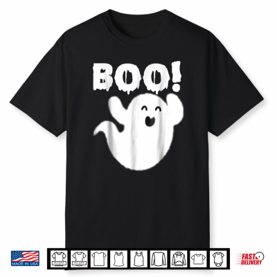 Cute Ghost Cool Funny Ghost Boo Halloween Shirt