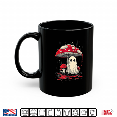 Mug Cottagecore Halloween Ghost Mushroom Spooky Shirt