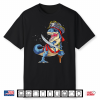 Dinosaur T Rex Pirate Jolly Roger Halloween Shirt