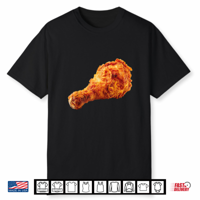Fried Chicken Drumstick Funny Food Halloween Costume Shirt