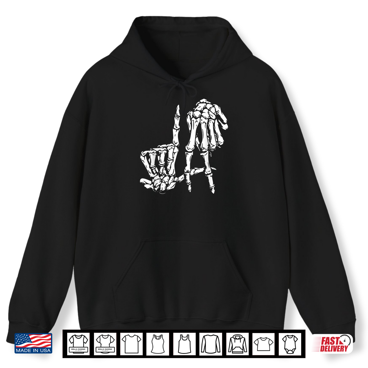 La Hand Sign Lazy Diy Halloween Costume Skeleton Los Angeles Shirt