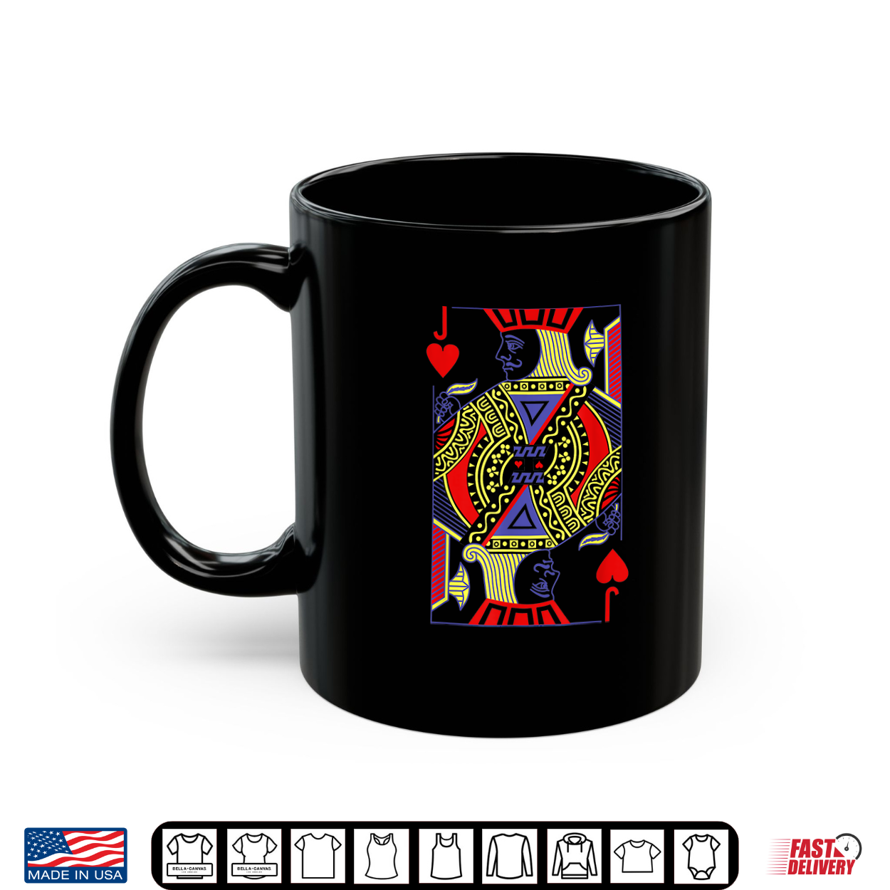 Jack Of Hearts Royal Flush Costume Halloween Playing Cards Shirt