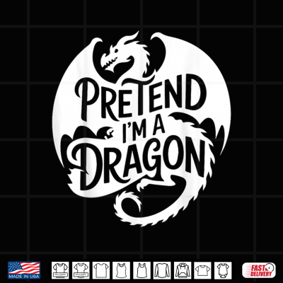 Design Group Easy Adult Halloween Costumes Pretend Im A Dragon Shirt