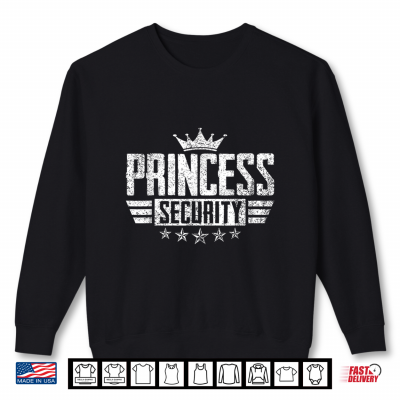 Sweatshirt Princess Security Halloween Birthday Family Shirt
