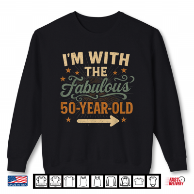 Sweatshirt Im With The 50 Year Old Easy Matching Halloween Costume Shirt