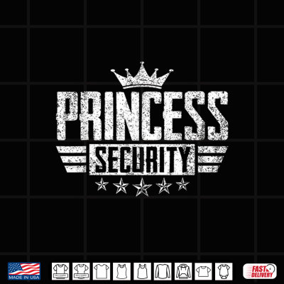 Design Princess Security Halloween Birthday Family Shirt