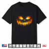 Scary Spooky Jack O Lantern Face Pumpkin Halloween Shirt