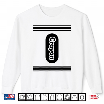 Pick Any Color Crayon Box Halloween Costume Couple Group Shirt 2 Sweatshirt Pick Any Color Crayon Box Halloween Costume Couple Group Shirt