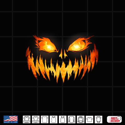 Scary Spooky Jack O Lantern Face Pumpkin Halloween Shirt 4 Design Scary Spooky Jack O Lantern Face Pumpkin Halloween Shirt