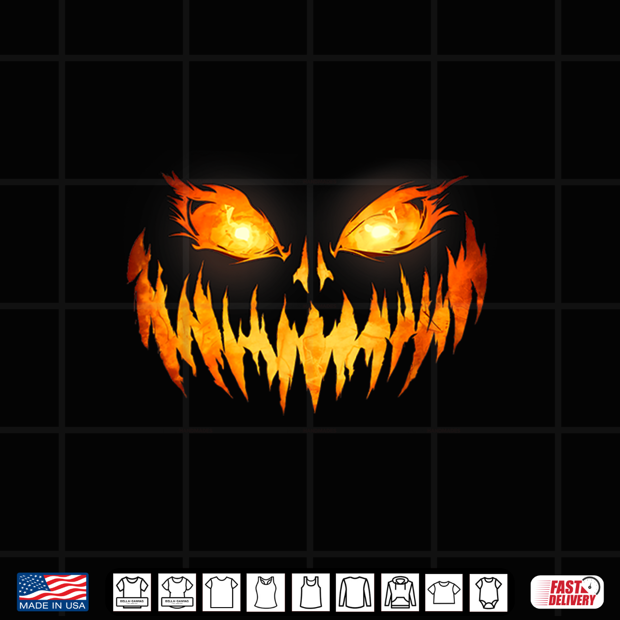 Scary Spooky Jack O Lantern Face Pumpkin Halloween Shirt Scary Spooky Jack O Lantern Face Pumpkin Halloween Shirt