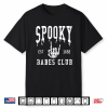 Spooky Babes Club Est 1629 Halloween Salem Witchy Skeleton Shirt