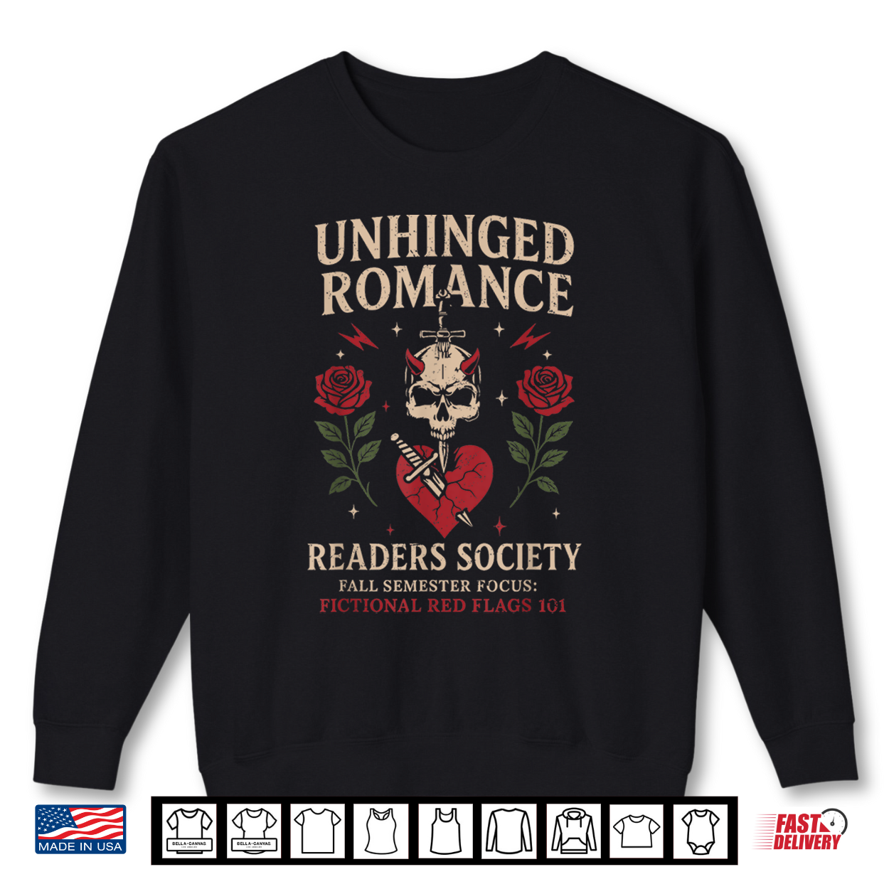 Retro Dark Romance Reader Society Halloween Bookish Outfit Shirt