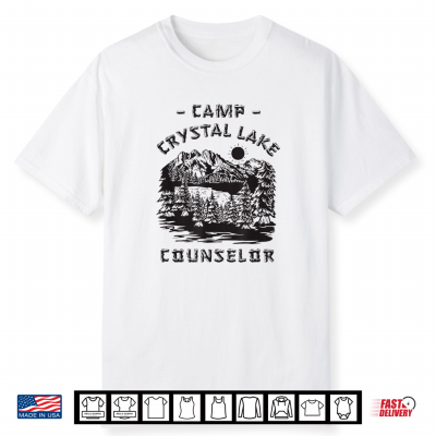 Summer Crystal Camp Halloween Retro 1980 Clear Lake Friday Shirt