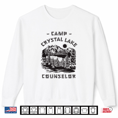 Sweatshirt Summer Crystal Camp Halloween Retro 1980 Clear Lake Friday Shirt