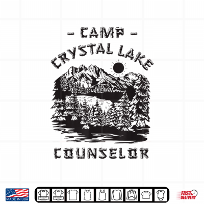 Design Summer Crystal Camp Halloween Retro 1980 Clear Lake Friday Shirt