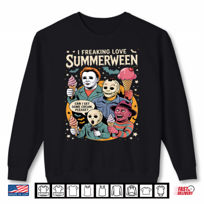 Sweatshirt Summerween Spooky Summer Summerween Party Halloween Summer Shirt