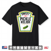 Sweet Relish Funny Halloween Condiment Green Pickle Shirt