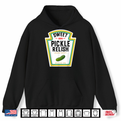 Sweet Relish Funny Halloween Condiment Green Pickle Shirt 1 Hoodie Sweet Relish Funny Halloween Condiment Green Pickle Shirt