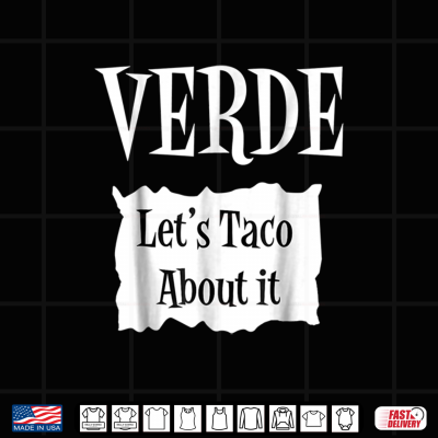 Design Verde Hot Packet Halloween Taco Costume Shirt