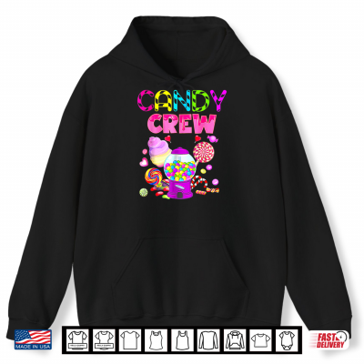 Hoodie Candy Crew Decorations Sweetie Candy Squad Candy Halloween Shirt