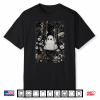 Cottagecore Ghost Swing Floral Aesthetic Halloween Spooky Shirt