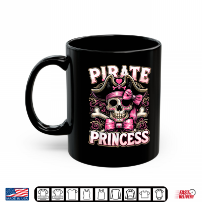Mug Funny Halloween Costume Pirate Princess Coquette Bow Shirt