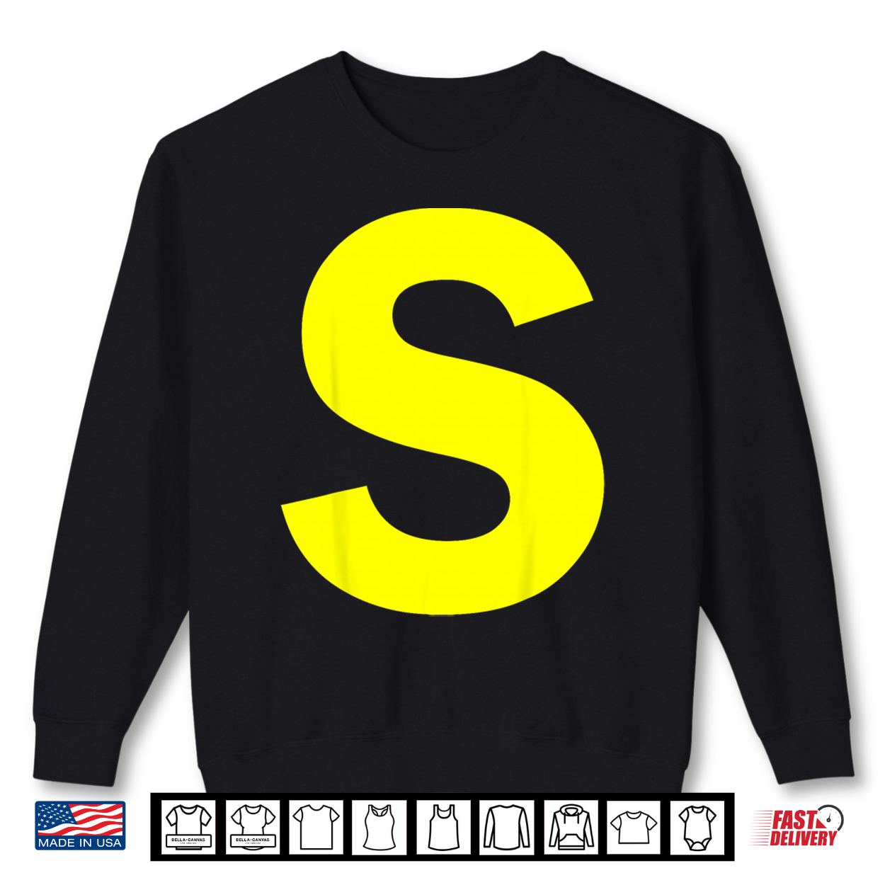Letter S Funny Chipmunk Group Matching Halloween Costume Shirt