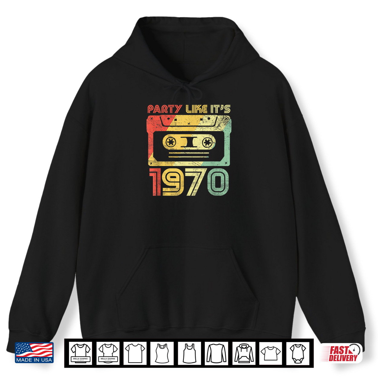 Party Like It’S 1970 Retro 70S Party Outfit Costume Shirt