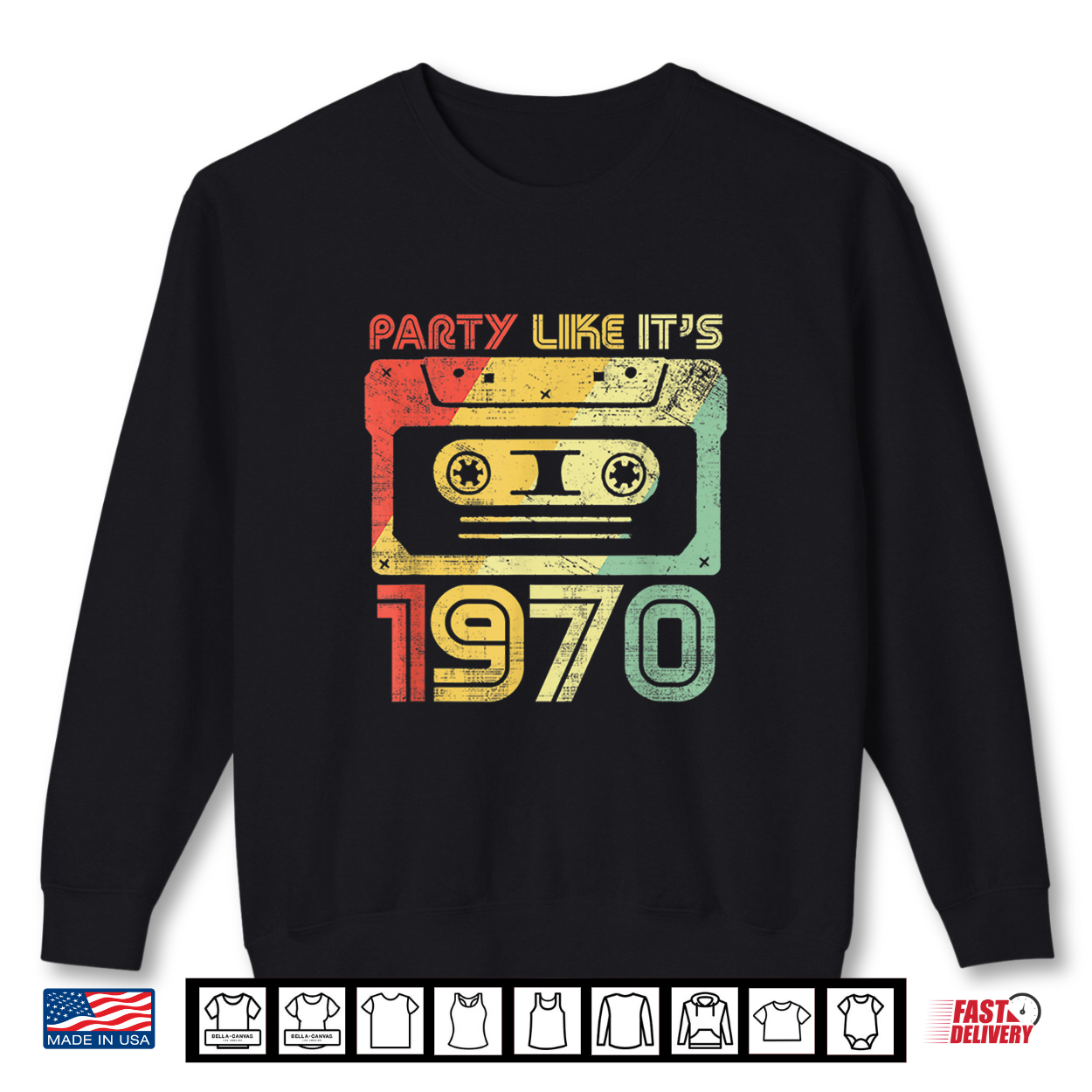 Party Like It’S 1970 Retro 70S Party Outfit Costume Shirt