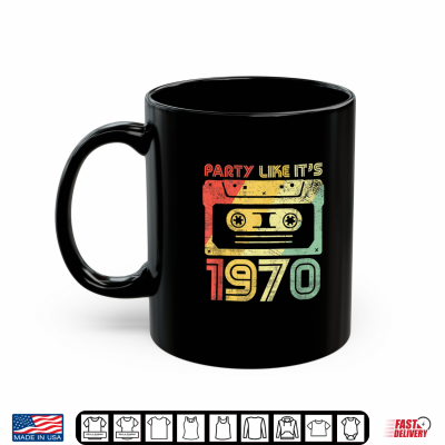 Mug Party Like Its 1970 Retro 70s Party Outfit Costume Shirt