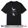 Spooky Ghost Swing Under Moon Lazy Halloween Costume Gothic Shirt
