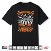 Summerween Vibes Skeleton Floating Pool Pumpkin Halloween Shirt