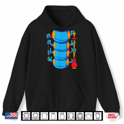 Hoodie The Caterpillar Alice In Wonderland DIY Halloween Costume Shirt