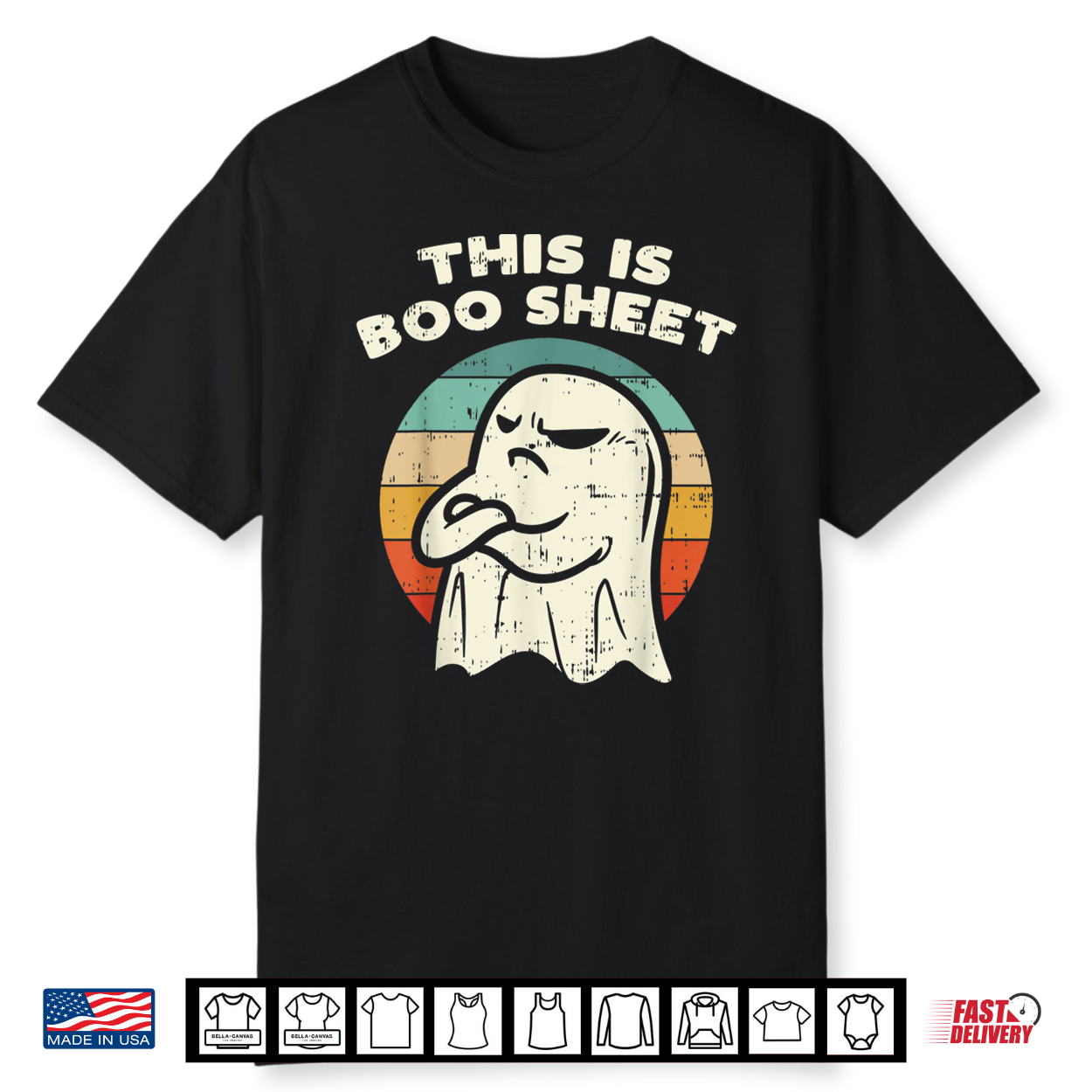This Is Boo Sheet Ghost Retro Halloween 2020 Gift Shirt