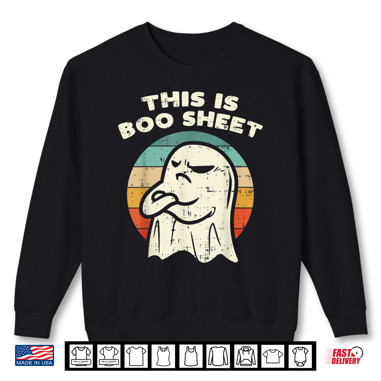 This Is Boo Sheet Ghost Retro Halloween 2020 Gift Shirt