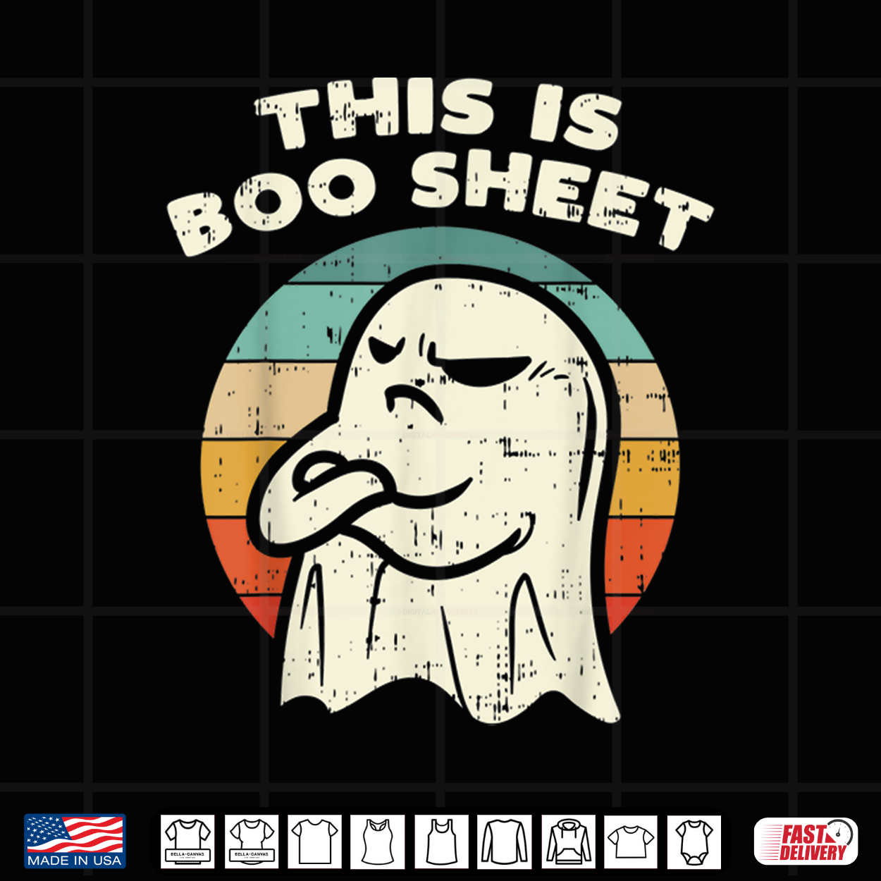 This Is Boo Sheet Ghost Retro Halloween 2020 Gift Shirt