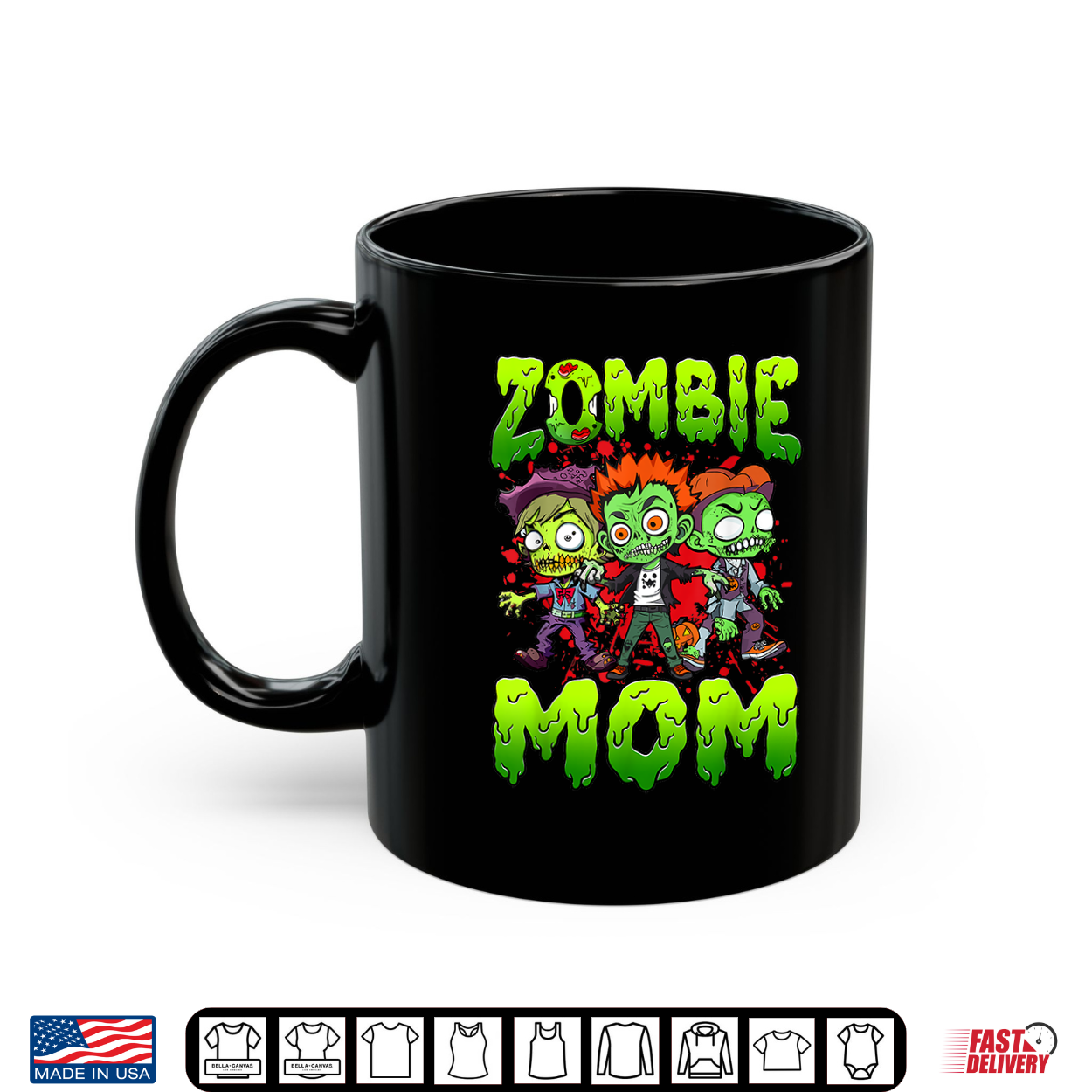 Zombie Mom Halloween Costume Family Matching Shirt Zombie Mom Halloween Costume Family Matching Shirt