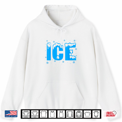 Hoodie Funny Ice Costume Halloween 2024 Family Matching Shirt