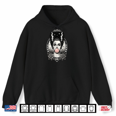 Gothic Monster Bride Bubblegum Vintage Halloween Aesthetic Shirt 1 Hoodie Gothic Monster Bride Bubblegum Vintage Halloween Aesthetic Shirt 1