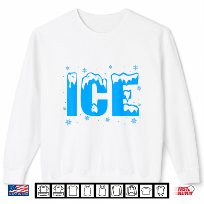 Sweatshirt Funny Ice Costume Halloween 2024 Family Matching Shirt