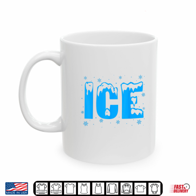 Mug Funny Ice Costume Halloween 2024 Family Matching Shirt