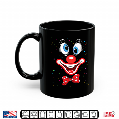 Mug Carnival Clown Face Circus Costume Shirt