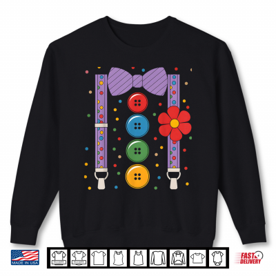 Sweatshirt Clown Halloween Costume Shirt
