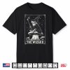 Cottagecore The Wizard Frog Tarot Card Dark Academia Shirt