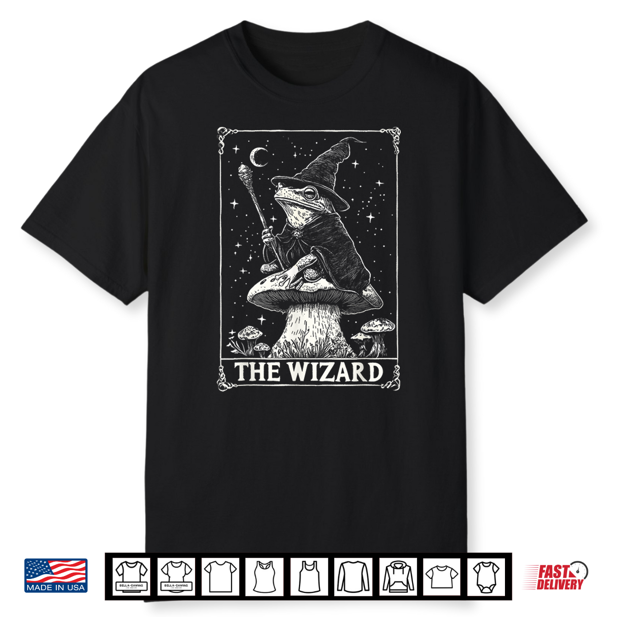 Cottagecore The Wizard Frog Tarot Card Dark Academia Shirt Cottagecore The Wizard Frog Tarot Card Dark Academia Shirt