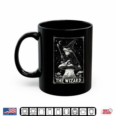 Cottagecore The Wizard Frog Tarot Card Dark Academia Shirt 2 Mug Cottagecore The Wizard Frog Tarot Card Dark Academia Shirt