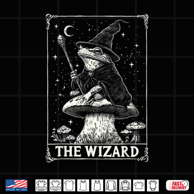 Cottagecore The Wizard Frog Tarot Card Dark Academia Shirt 3 Design Cottagecore The Wizard Frog Tarot Card Dark Academia Shirt